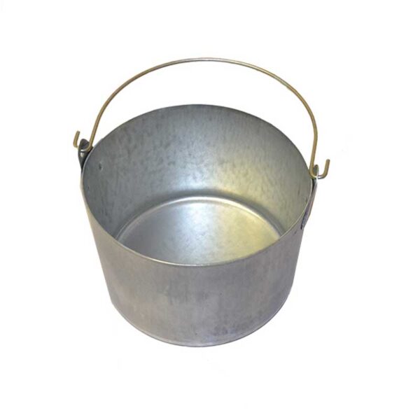 6" Diameter Pressed Steel Paint Kettle
